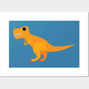 Happy T-Rex Posters and Art